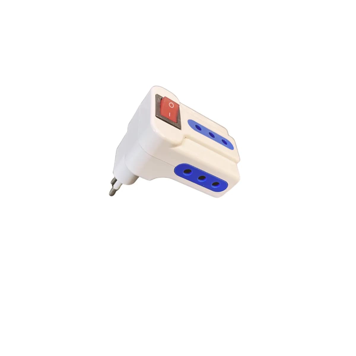 Enchufe Triple con Interruptor LUZ LED 2P+T