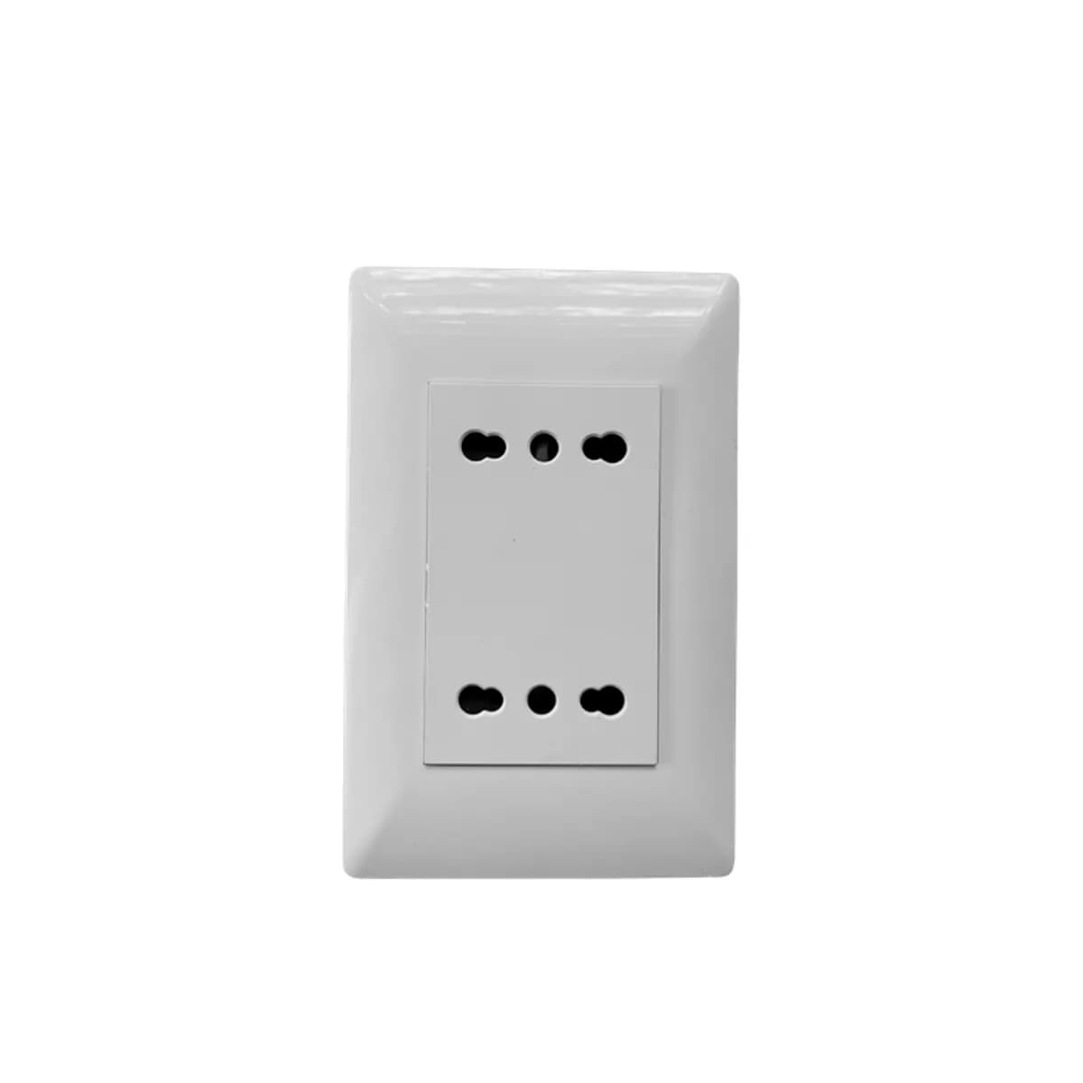Enchufe Integrado Doble 16 AMP Blanco