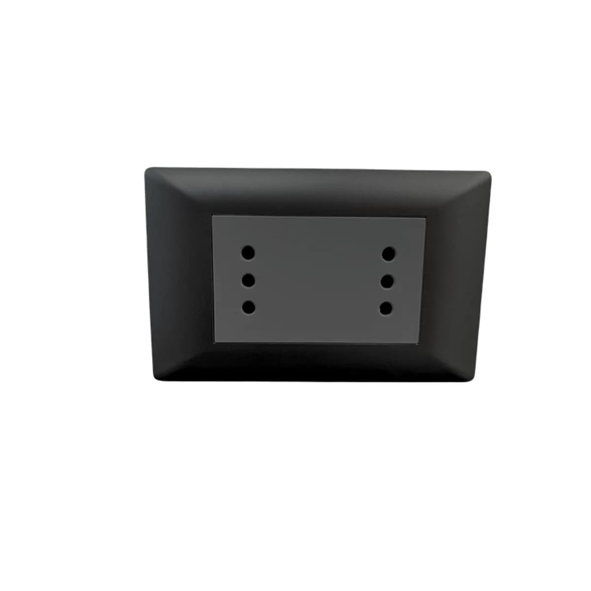 10 Enchufe Integrado Doble AMP Negro Brillante