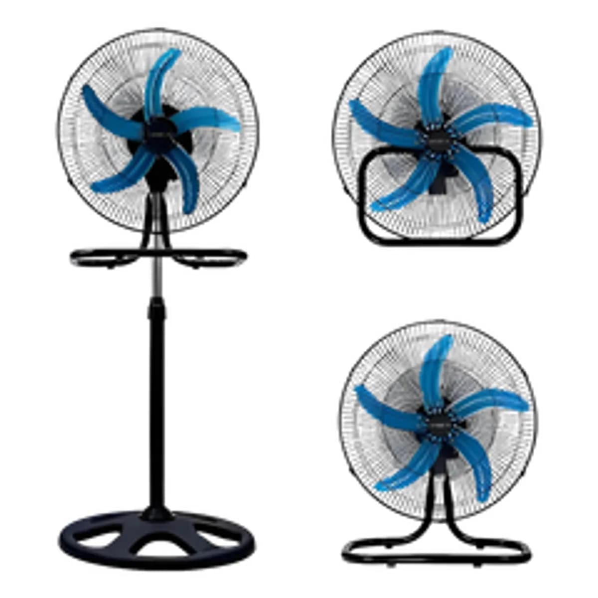 Ventilador de PIE 3 en 1 Paleta Metalica 5 Aspas Pulgadas