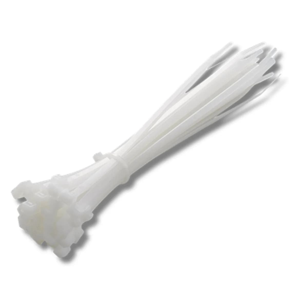 Amarracables Plasticas Blanca